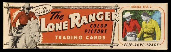 1950s Ed-U-Cards Lone Ranger Series 7